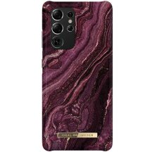 Защитный чехол iDeal Of Sweden Printed Case для Samsung Galaxy S21 Ultra (G998) IDFCAW20-S21U-232 - Golden Plum: фото 1 из 4