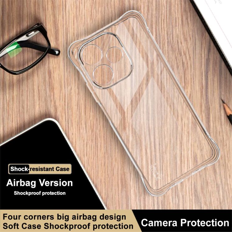 Защитный чехол IMAK Airbag MAX Case для Oppo A5 Pro (4G/5G) - Transparent: фото 3 из 8