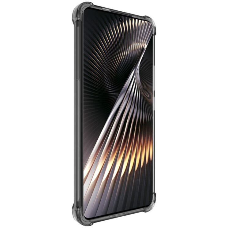 Защитный чехол IMAK Airbag MAX Case для Xiaomi Poco F6 - Transparent Black: фото 2 из 12