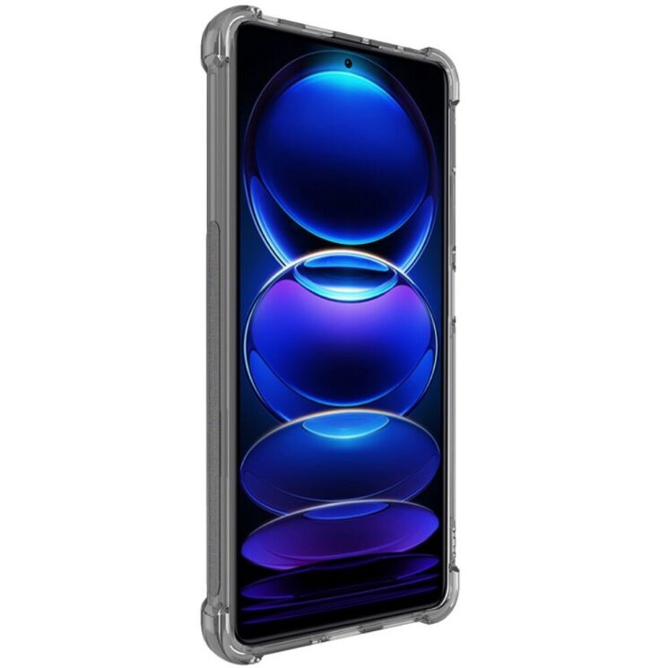 Защитный чехол IMAK Airbag MAX Case для Xiaomi Redmi Note 12 Pro 5G - Transparent Black: фото 2 из 13