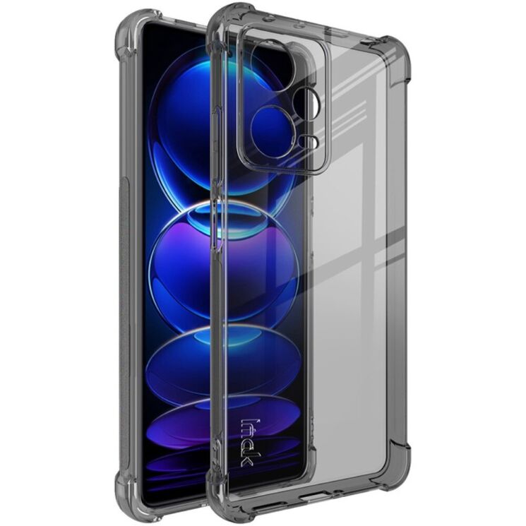 Защитный чехол IMAK Airbag MAX Case для Xiaomi Redmi Note 12 Pro 5G - Transparent Black: фото 1 из 13