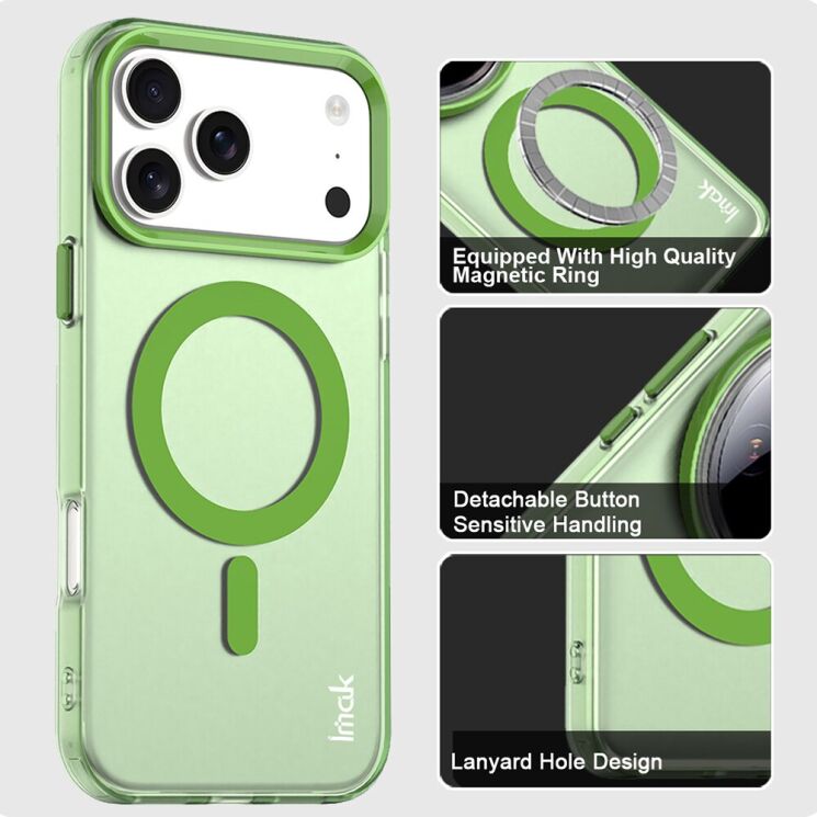 Защитный чехол IMAK Candy Series Magnetic для Apple iPhone 17 Pro - Black: фото 4 из 6