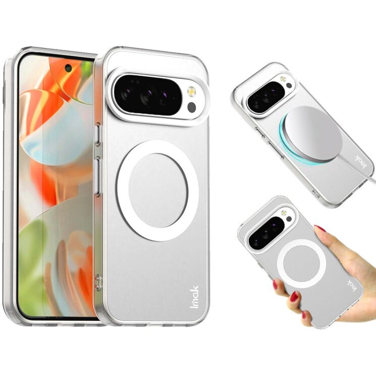 Защитный чехол IMAK Candy Series Magnetic для Google Pixel 10 / 10 Pro - White: фото 2 из 9