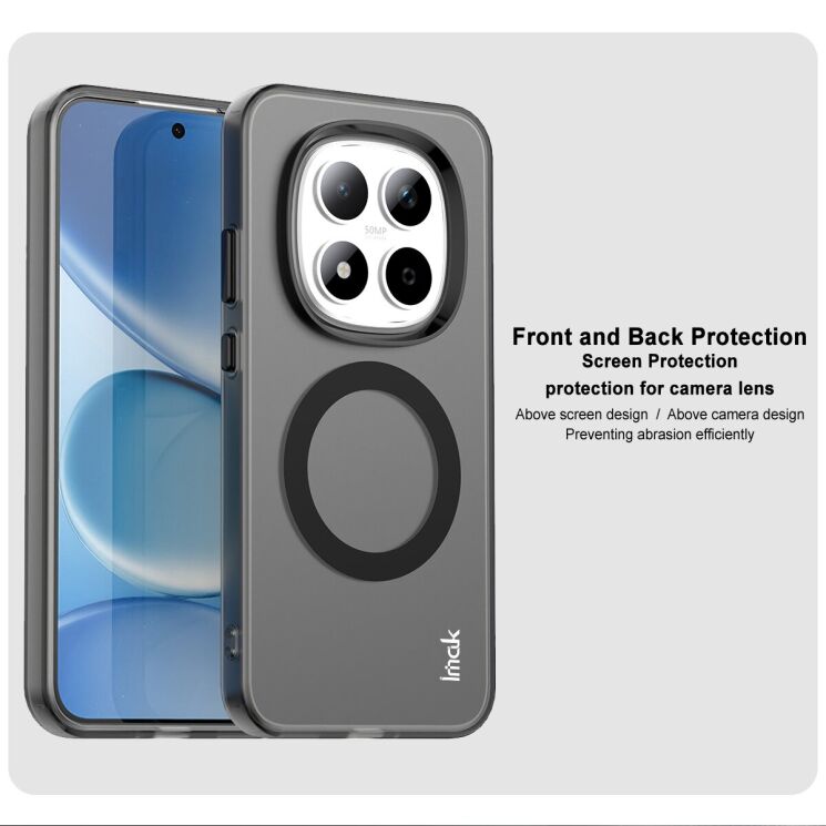 Защитный чехол IMAK Candy Series Magnetic для Xiaomi Redmi Note 15 Pro 5G - White: фото 7 з 9