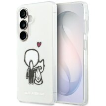 Защитный чехол Karl Lagerfeld IML Karl&Choupette MagSafe для Samsung Galaxy S26 (KLHMS26S6HKCBHH) - Clear: фото 1 из 8