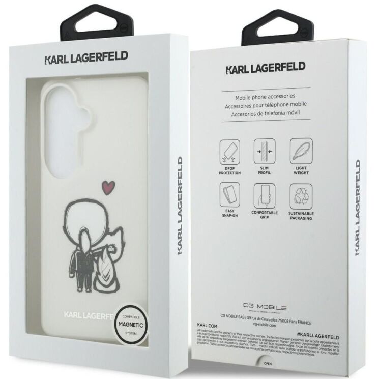 Защитный чехол Karl Lagerfeld IML Karl&Choupette MagSafe для Samsung Galaxy S26 (KLHMS26S6HKCBHH) - Clear (407299C) Защитный чехол Karl Lagerfeld IML Karl&Choupette MagSafe для Samsung Galaxy S26 (KLHMS26S6HKCBHH) - Clear: фото 8 из 8