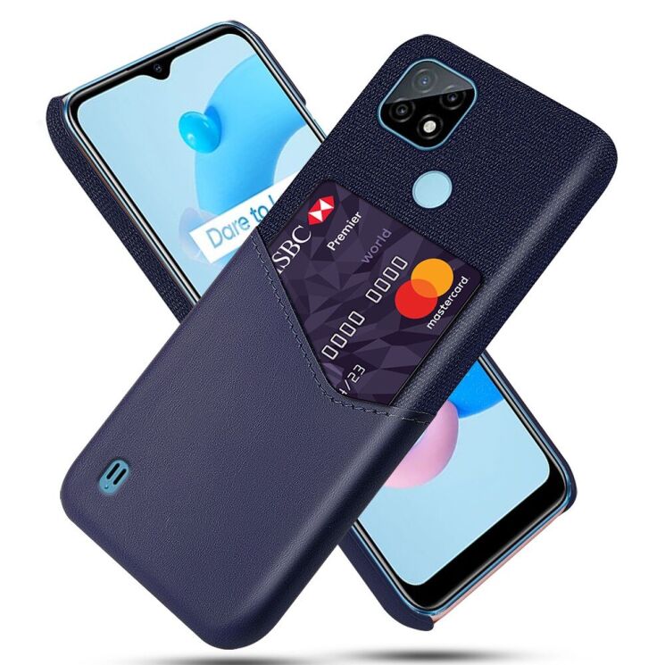 Защитный чехол KSQ Business Pocket для Realme C21 - Blue: фото 1 из 4