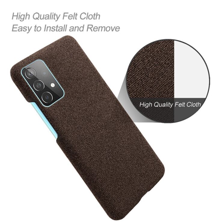 Защитный чехол KSQ Cloth Style для Samsung Galaxy A52 (A525) / A52s (A528) - Blue: фото 6 из 6
