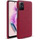 Защитный чехол KSQ Cloth Style для Xiaomi Redmi Note 12S - Red (327038R). Фото 1 из 5