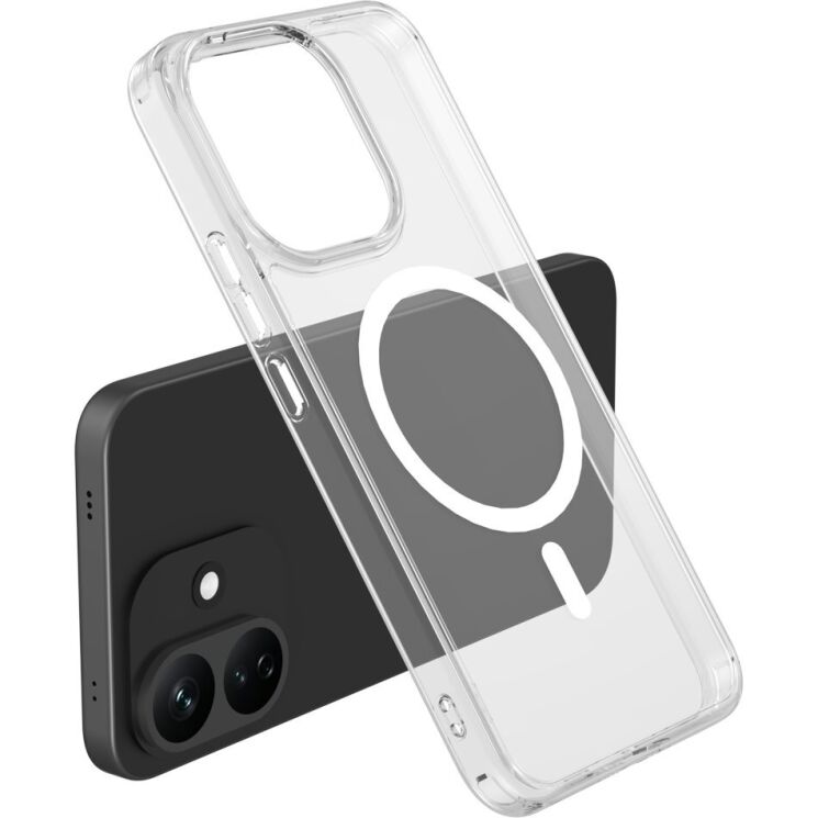 Захисний чохол LEREACH TOC Crystal Magnetic для Xiaomi Redmi Note 17 Pro - Transparent: фото 6 з 17