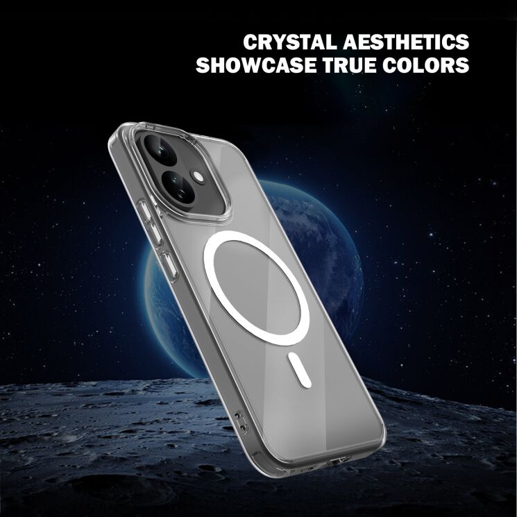 Захисний чохол LEREACH TOC Crystal Magnetic для Xiaomi Redmi Note 17 Pro - Transparent: фото 12 з 17