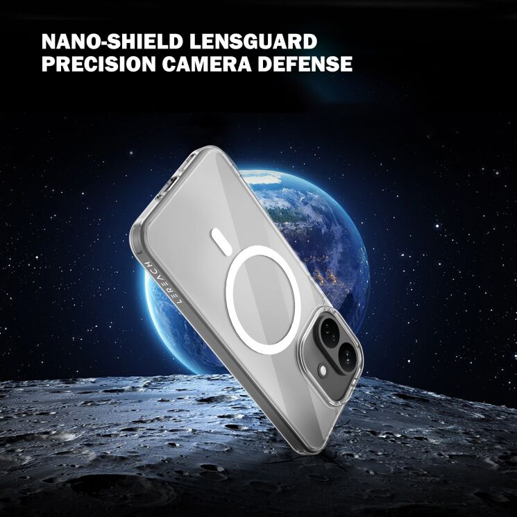 Захисний чохол LEREACH TOC Crystal Magnetic для Xiaomi Redmi Note 17 Pro - Transparent: фото 14 з 17