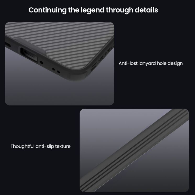 Защитный чехол NILLKIN CamShield Pro (Clear Version) для OnePlus 15R / Ace 6 / Ace 6T - Black: фото 12 из 15