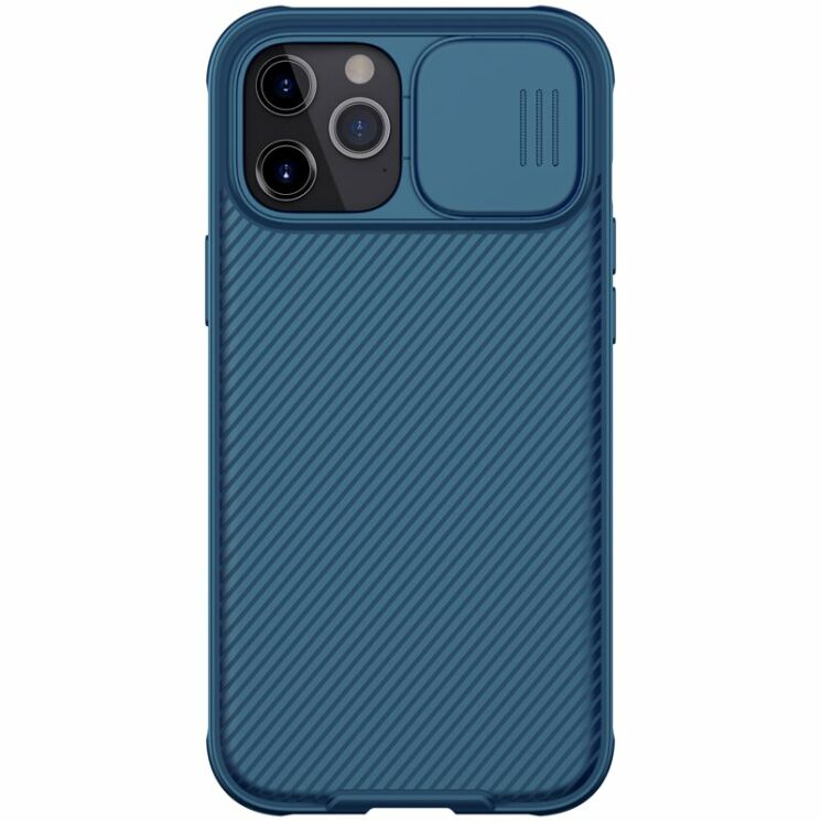 Защитный чехол NILLKIN CamShield Pro для Apple iPhone 12 Pro Max - Blue: фото 1 из 15