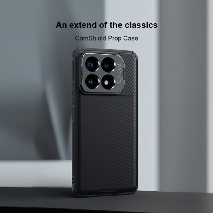 Защитный чехол NILLKIN CamShield Prop для Xiaomi Poco F6 Pro - Green: фото 6 из 17