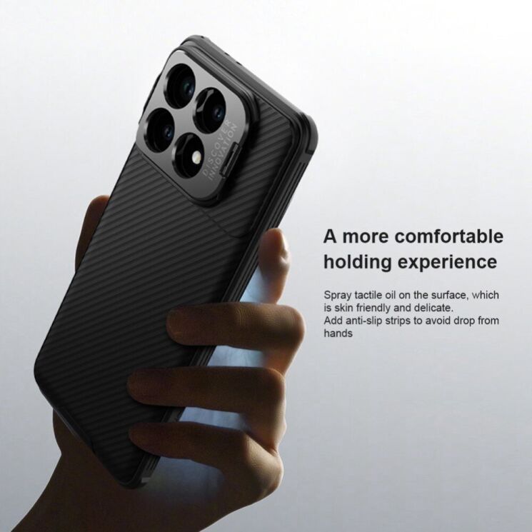 Защитный чехол NILLKIN CamShield Prop для Xiaomi Poco F6 Pro - Green: фото 11 из 17