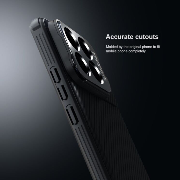 Защитный чехол NILLKIN CamShield Prop для Xiaomi Poco F6 Pro - Green: фото 12 из 17