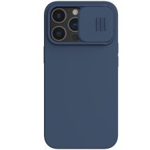 Захисний чохол NILLKIN CamShield Silky Silicone Case для  Apple iPhone 13 Pro - Blue: фото 1 з 15