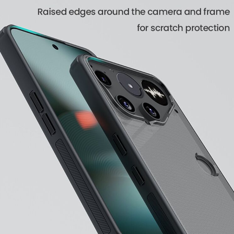 Защитный чехол NILLKIN Super Frosted Shield Pro для Nothing Phone (3) - Black: фото 11 из 15