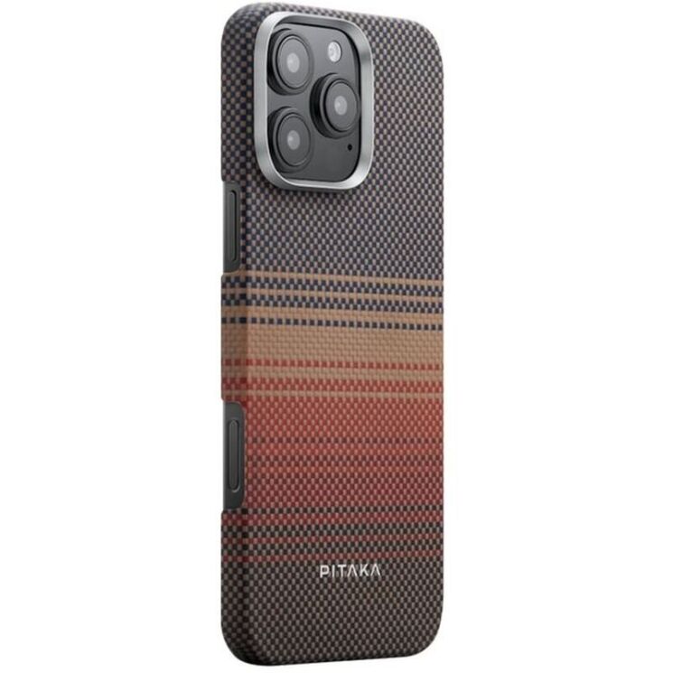 Защитный чехол Pitaka Tactile Woven Case для Apple iPhone 16 Pro Max KI1601SUM - Sunset: фото 3 из 11