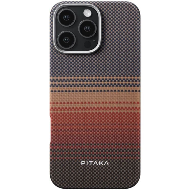 Защитный чехол Pitaka Tactile Woven Case для Apple iPhone 16 Pro Max KI1601SUM - Sunset: фото 2 из 11