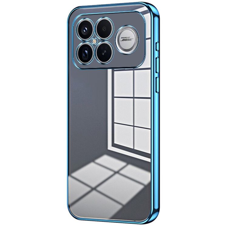 Защитный чехол Reframe Electroplating Frame для Xiaomi Poco F8 Ultra - Blue: фото 1 из 7