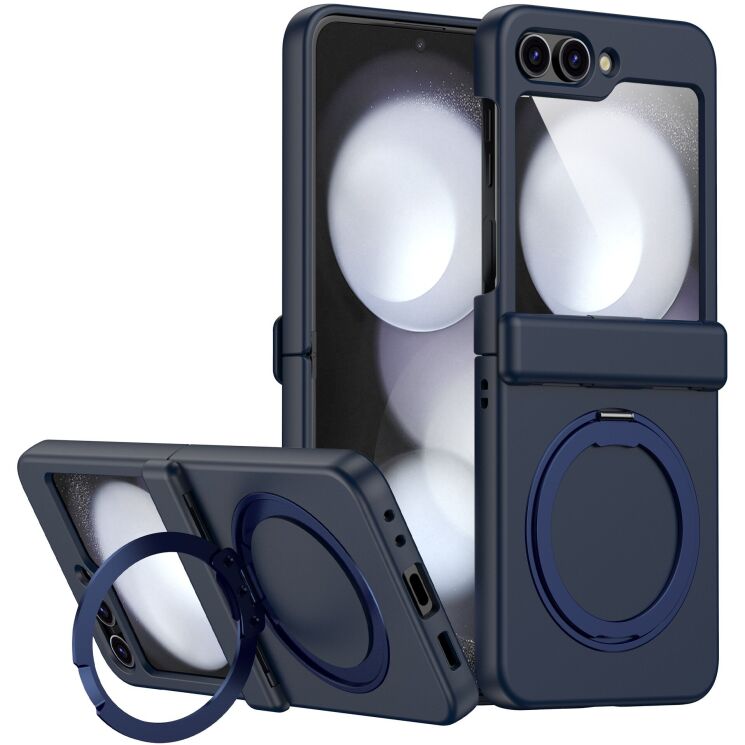 Захисний чохол Reframe Magnetic Case для Samsung Galaxy Flip 5 - Navy Blue: фото 1 з 7