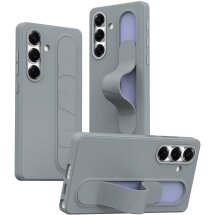 Защитный чехол Reframe Standing Grip для Samsung Galaxy S25 FE (S731) - Dark Grey: фото 1 из 13