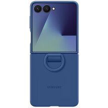 Защитный чехол Ring Case (Silicone) для Samsung Galaxy Flip 7 (EF-PF766TNEGUA) - Blue: фото 1 из 7