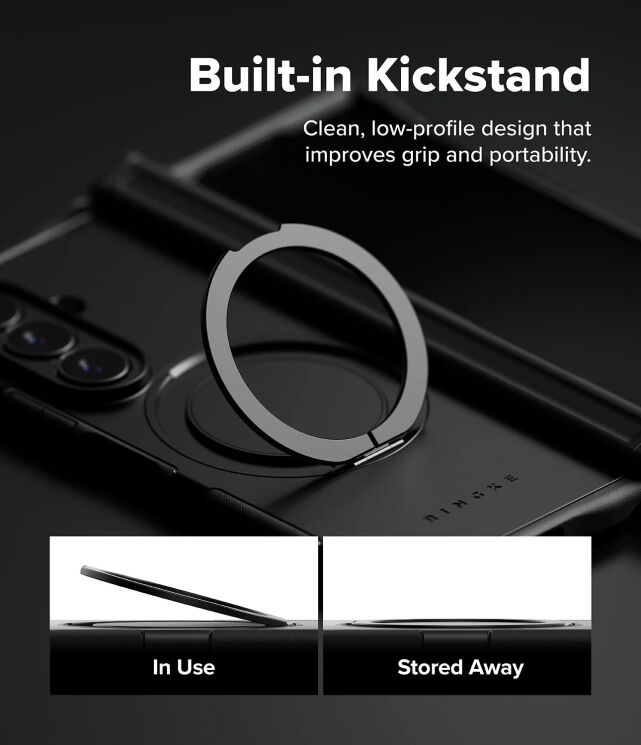 Защитный чехол Ringke Alles Magnetic для Samsung Galaxy Fold 8 Ultra (8800380460492) - Black: фото 7 из 24