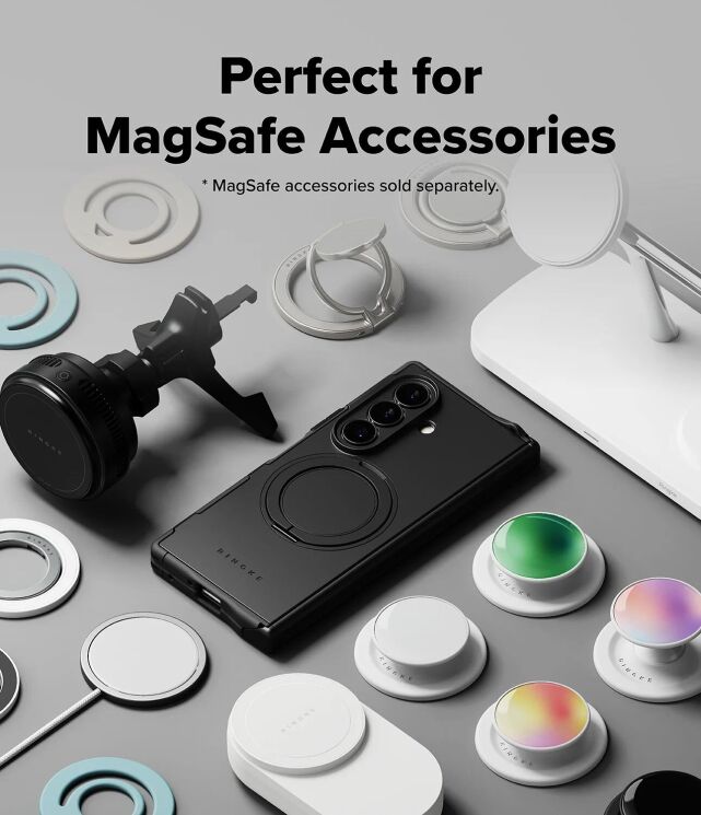 Защитный чехол Ringke Alles Magnetic для Samsung Galaxy Fold 8 Ultra (8800380460492) - Black: фото 9 из 24