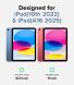 Захисний чохол Ringke Fusion Combo with Stand Clear для iPad Air 11 M4/M3/M2 (2026/2025/2024) / Air 4 / 5 10.9 (2020/2022) 8809818840769 - Smoke Black (359222B). Фото 2 з 9