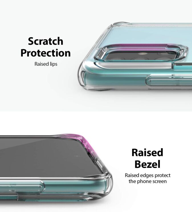 Защитный чехол Ringke Fusion для Samsung Galaxy A51 (А515) 8809688899706 - Clear: фото 3 из 8