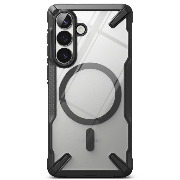 Защитный чехол Ringke Fusion X MagSafe для Samsung Galaxy S26 (S942) 8800328815643 - Black: фото 2 из 19