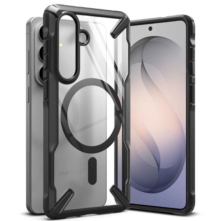 Защитный чехол Ringke Fusion X MagSafe для Samsung Galaxy S26 (S942) 8800328815643 - Black: фото 3 из 19