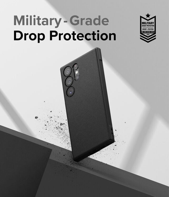 Защитный чехол Ringke Onyx для Samsung Galaxy S23 Ultra (S918) 8809919300384 - Black: фото 6 из 13