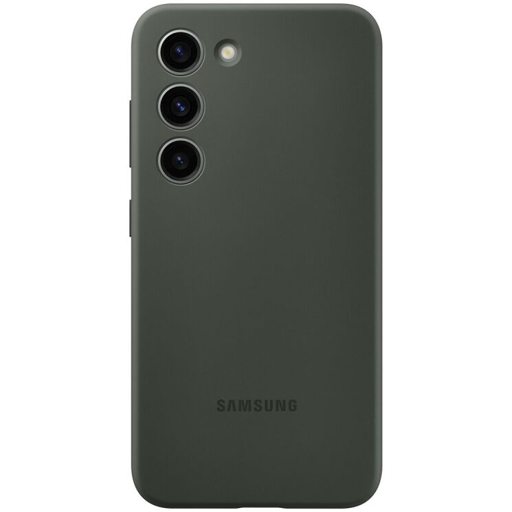 Захисний чохол Silicone Case для Samsung Galaxy S23 (S911) EF-PS911TGEGRU - Khaki: фото 1 з 4