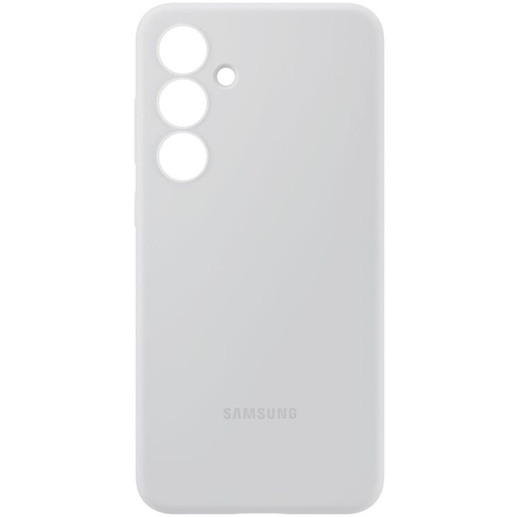 Защитный чехол Silicone Case для Samsung Galaxy S24 FE (S721) EF-PS721CJEGWW - Gray: фото 4 из 5
