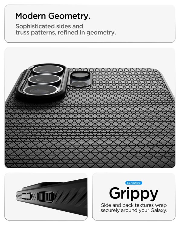 Защитный чехол Spigen Liquid Air для Samsung Galaxy S26 Ultra (S948) ACS11205 - Marble Grey: фото 11 из 12