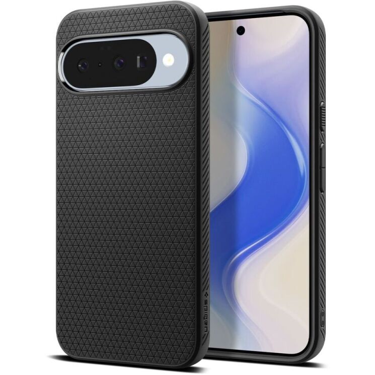 Захисний чохол Spigen (SGP) Liquid Air (MagFit) для Google Pixel 10 / 10 Pro (ACS09695) - Matte Black: фото 2 з 15
