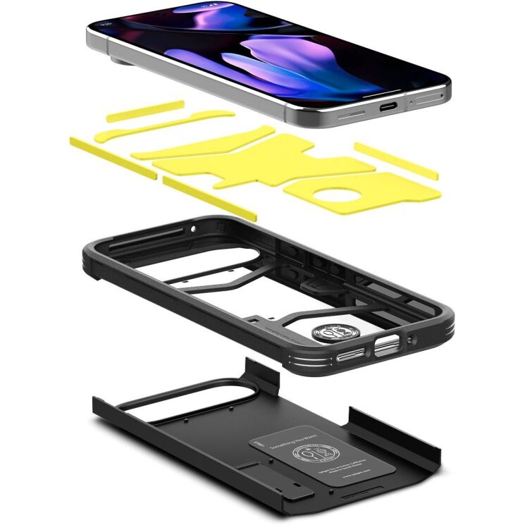 Защитный чехол Spigen (SGP) Tough Armor для Google Pixel 9 / 9 Pro - Black: фото 5 из 16