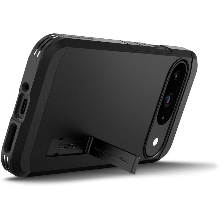 Защитный чехол Spigen (SGP) Tough Armor для Google Pixel 9 / 9 Pro - Black: фото 9 из 16