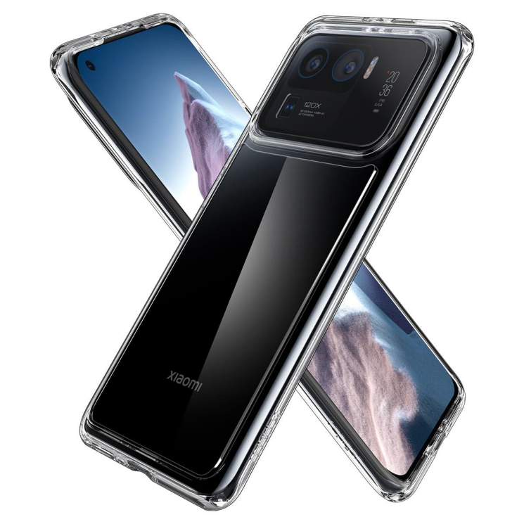 Защитный чехол Spigen (SGP) Ultra Hybrid для Xiaomi Mi 11 Ultra - Crystal Clear: фото 2 из 7