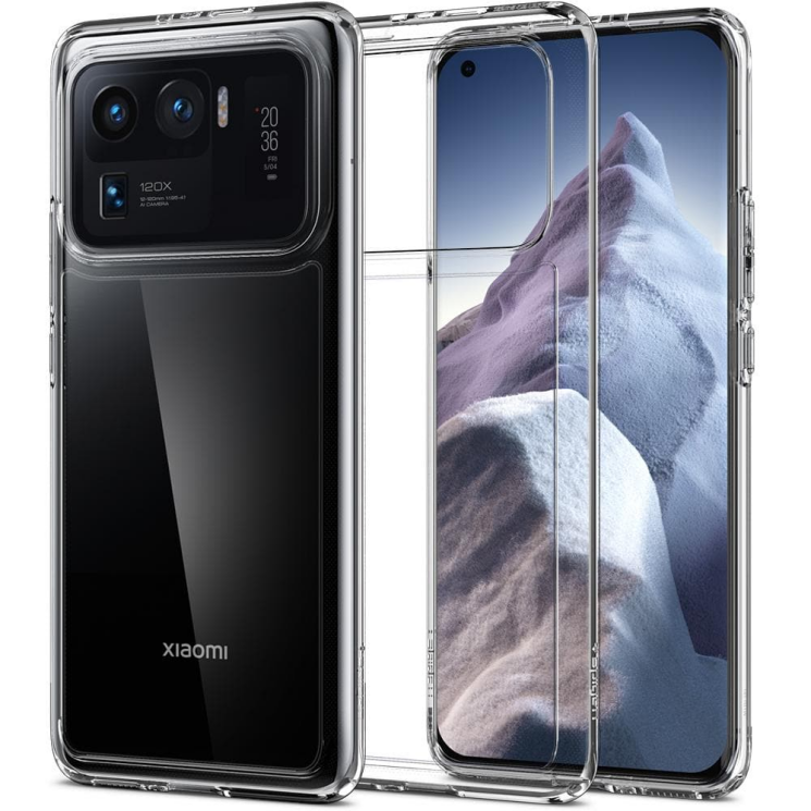 Защитный чехол Spigen (SGP) Ultra Hybrid для Xiaomi Mi 11 Ultra - Crystal Clear: фото 1 из 7