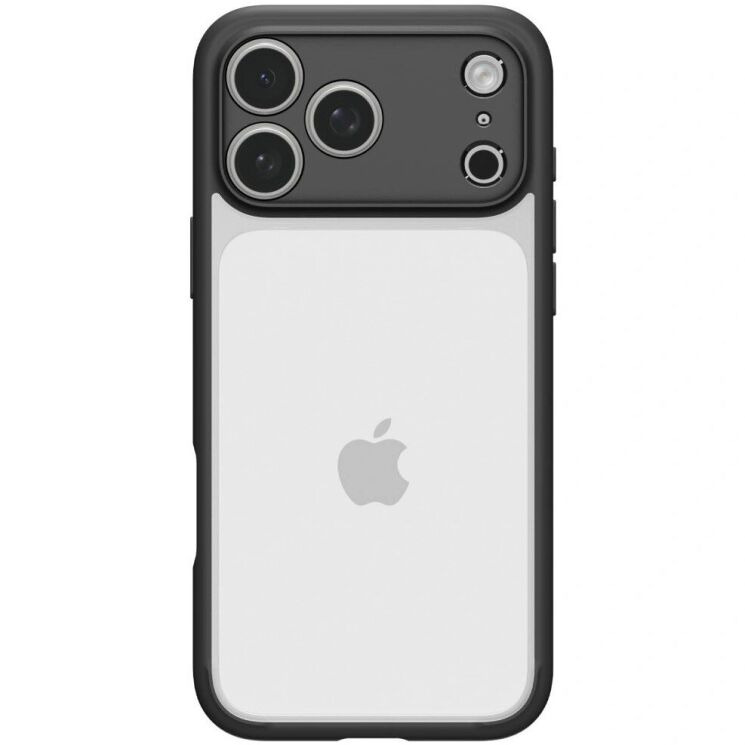 Защитный чехол Spigen Ultra Hybrid для iPhone 18 Pro / 17 Pro (ACS12154) - Matte Black: фото 2 из 12