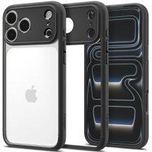 Защитный чехол Spigen Ultra Hybrid для iPhone 18 Pro / 17 Pro (ACS12154) - Matte Black: фото 1 из 12