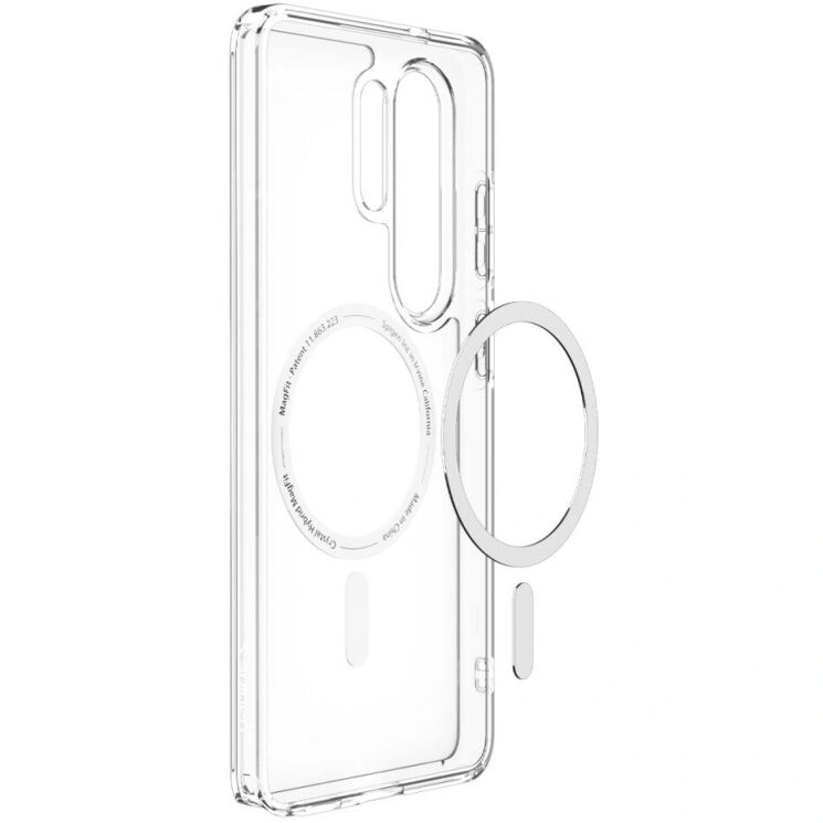 Захисний чохол Spigen Ultra Hybrid (MagFit) для Samsung Galaxy S26 Ultra (S948) ACS10679 - Clear / White: фото 4 з 14