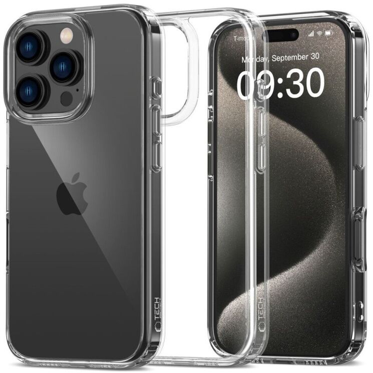 Защитный чехол Tech-Protect FlexAir Hybrid для Apple iPhone 16 Pro Max - Clear: фото 1 из 5