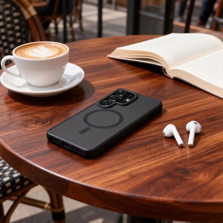 Защитный чехол Tech-Protect MagCam MagSafe для Samsung Galaxy S26 Ultra (S948) - Matte Black: фото 6 из 10