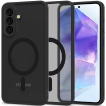 Защитный чехол Tech-Protect Magmat MagSafe для Samsung Galaxy A56 (A566) - Matte Black: фото 1 из 4